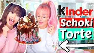 KINDER Schokolade Torte OHNE BACKEN 🤰🏻 10 000 Kalorien  | ViktoriaSarina