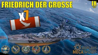 Friedrich der Grosse 7 Kills & 213k Damage | World of Warships Gameplay