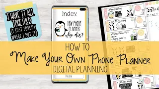 How To Make Your Own Phone Planner | Xodo Digital Planning