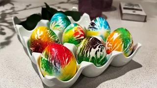 How to paint eggs in an original and beautiful way with napkins for Easter 2024!