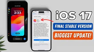 iOS 17 Final Released! All New Useful & Hidden Features | Should you update?