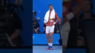 When you've got that #fridayfeeling 🕺 Djokovic has the moves 😂 #shorts