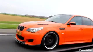 BMW M5 E60 V10 WITH EISENMANN RACE & XPIPE BURNOUT!!