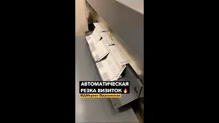 Автоматическая резка визиток - МДМпринт Фрунзенская