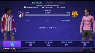 FIFA 21 - Atlético Madrid vs Barcelona - Gameplay (PC UHD) [4K60FPS]