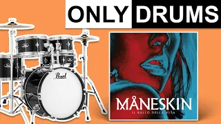 L'altra dimensione - Måneskin | Only Drums (Isolated)