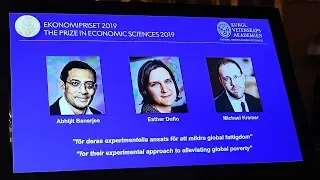 Abhijit Banerjee, Esther Duflo, Michael Kremer win 2019 Nobel Economics Prize