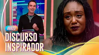 TADEU FAZ DISCURSO DE ELIMINAÇÃO EMOCIONANTE PARA SARAH ALINE 🥺 | BBB 23