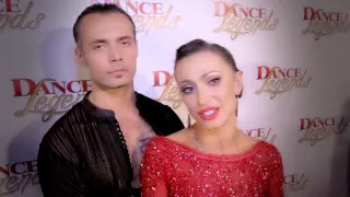 Slavik Kryklyvyy & Karina Smirnoff Interview at Dance Legends 2014