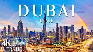 DUBAI, United Arab Emirates 4K Drone footage Film - Peaceful Piano Music - Scenic Relaxation