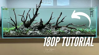 180p RYOBOKU Nature Aquarium AQUASCAPE TUTORIAL