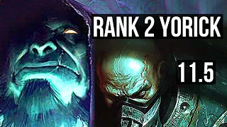 YORICK vs URGOT (TOP) | Rank 2 Yorick, 1700+ games, 1.4M mastery | BR Grandmaster | v11.5