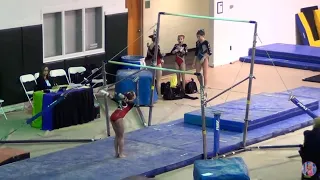 Whitney Bjerken's gymnastics evolution (Uneven bars)