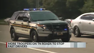 More troopers on TN roads to crackdown on speeding