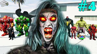 GTA 5 : SHINCHAN & Avengers Attacked Dangerous Scary Devil Ghost & Hulk in GTA 5 ! | Techerz