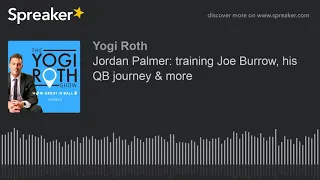Jordan Palmer: training Joe Burrow, his QB journey & more
