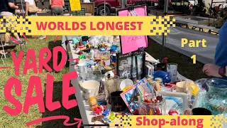 WORLDS LONGEST YARD SALE shop along with Katie from Vintage & Vinyl PART 1