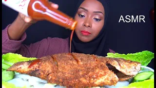 ASMR FRIED RED SNAPPER (EATNG SOUNDS)