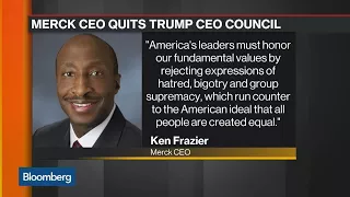 Merck CEO Quits Trump's Manufacturing Council