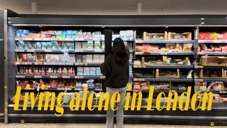Living alone in London l working in the office, collecting brp card, my ordinary daily life vlog