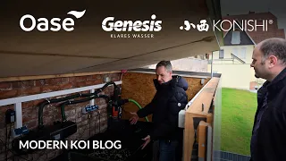 Modern Koi Blog #5902 - Oase Trommelfilter mit fehlender Biologie und ein geplanter Genesis Umbau