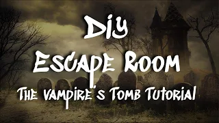 DIY Halloween-Themed Escape Room || The Vampire's Tomb || Build an Escape Room at Home!!