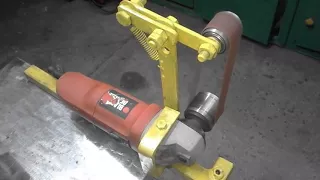 Homemade mini belt sander