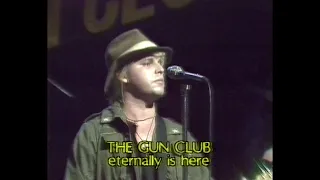 The Gun Club - Eternally Is Here, Moonlight Motel Live The Tube 24.10.84