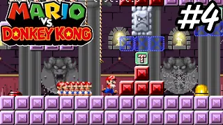 Mario vs. Donkey Kong - Прохождение Часть 4 - Мир 4 (GBA)