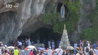 Chapelet du 6 juin 2024 à Lourdes