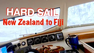 Really hard passage - New Zealand to Fiji, terrible conditions, leaks and hole in a hull /#54