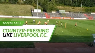 Counter Pressing like Liverpool F.C. |  Exercise 4 vs 2 to 6 vs 4