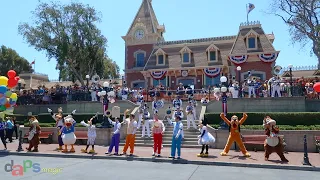 Multi-Cam Disneyland 67th Birthday Moment at Town Square