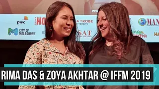 Rima Das & Zoya Akhtar at IFFM 2019 I Rajeev Masand