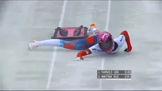 Bobsledding Fails Trilogy - Misses Sled, The Broom and The Paper Fan. Skeleton