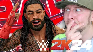 WWE 2K24 Roman Reigns finally joins RAW with the MILLION DOLLAR MAN