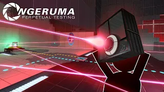 "Portable discouragement beam" | Perpetual Testing | Portal 2 Community Maps & Mods