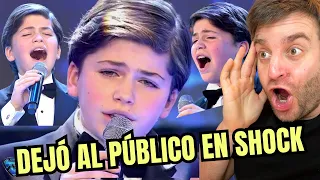 NIÑO DE 12 AÑOS SORPRENDE CANTANDO "CARUSO" Y CONMUEVE AL PÚBLICO (Martin Savi)