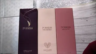 Линейка женских парфюмерных вод Possess Oriflame (2022)