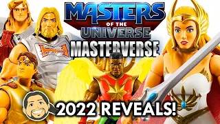 Never-ending! 2022 MOTU Masterverse Heroes Reveal! Princess Of Power She-Ra, He-Man, He-Ro, Sun-Man