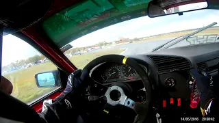 Supercharged BMW e36 truck drifting onboard