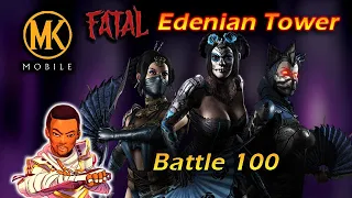 THE ONE THING I DIDN'T WANT | MK Mobile: Fatal Edenian Tower Boss Battle 100