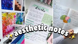 Aesthetic, pretty notes✨ | Tiktok compilation