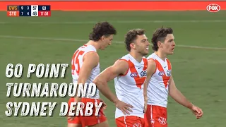 60 point turnaround - Sydney Swans v GWS Giants, a breakdown