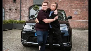 Carpool Karaoke James Corden CRIES as Sir Paul McCartney plays Let It Be