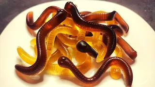 Теперь ваши дети могут есть желейных червяков сколько угодно.  Полезные желейные червячки.