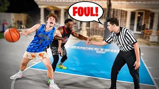 I Hired A Referee For A 1v1 Basketball Rematch Against Jesser!