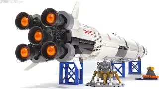 LEGO Ideas NASA Apollo Saturn V set review! 21309