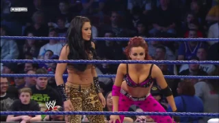 WWE Smackdown Melina and Maria vs Maryse and Michelle McCool