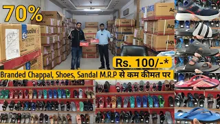 branded footwear wholesale market in delhi |cheapest shoes, chappal, sandal inderlok footwear market
